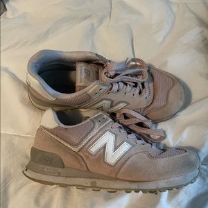 Pink new balance 574’s